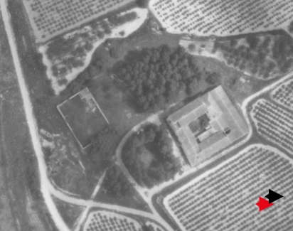 Casa Alta. Fotografia aèria del Vol Americà de 1956. ICV.